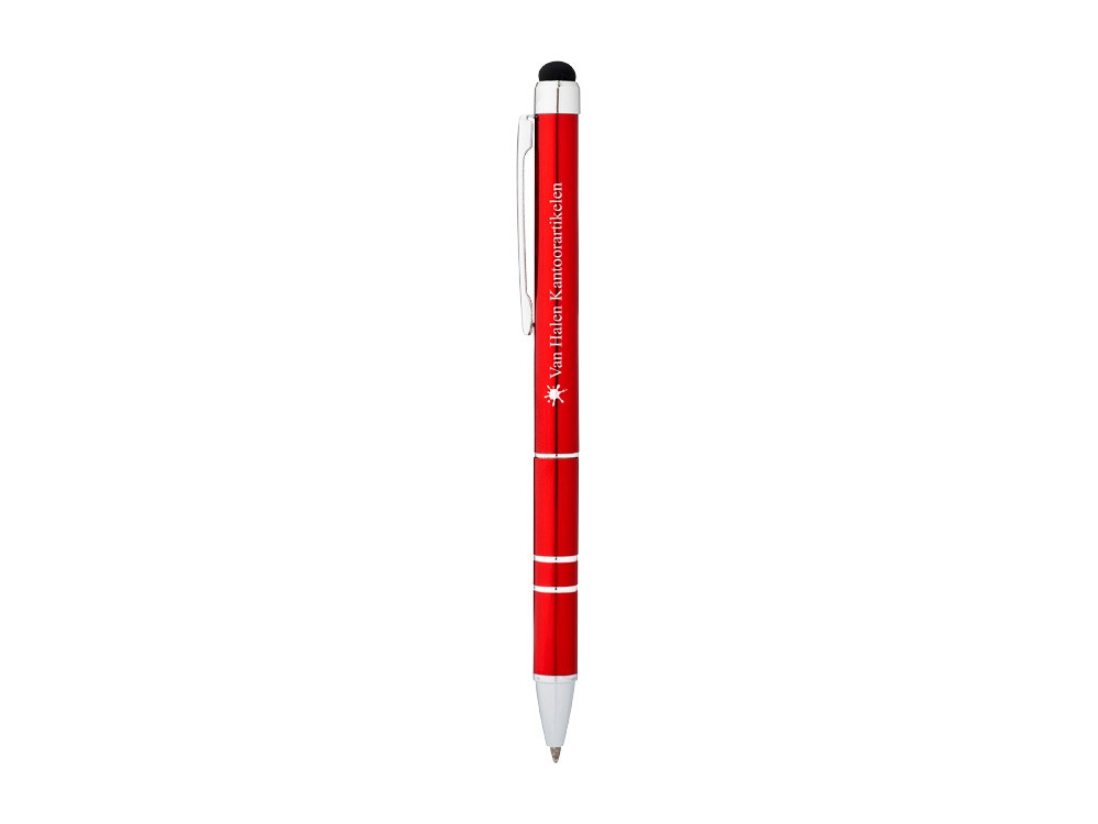 Ручка-стилус шариковая Charleston, красный, черные чернила - фото 4 - id-p111784724