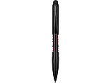 Ручка-стилус шариковая Light, черная с красной подсветкой, фото 3