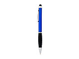 Ручка-стилус шариковая Ziggy черные чернила, синий/черный, фото 3