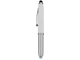 Ручка-стилус шариковая Xenon, белый, синие чернила, фото 6