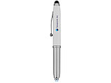 Ручка-стилус шариковая Xenon, белый, синие чернила, фото 7