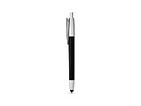 Ручка-стилус шариковая Salta, черный/серебристый, синие чернила, фото 3