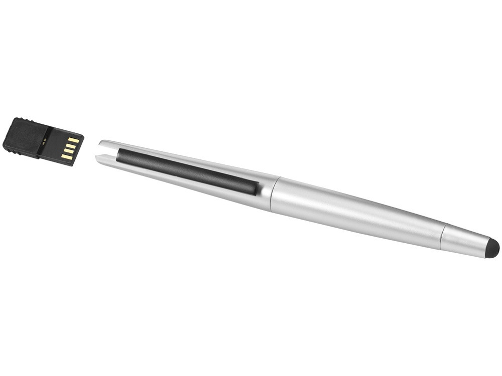 Ручка-стилус шариковая Naju с флеш-картой USB 2.0 на 4 Гб. - фото 4 - id-p111784731