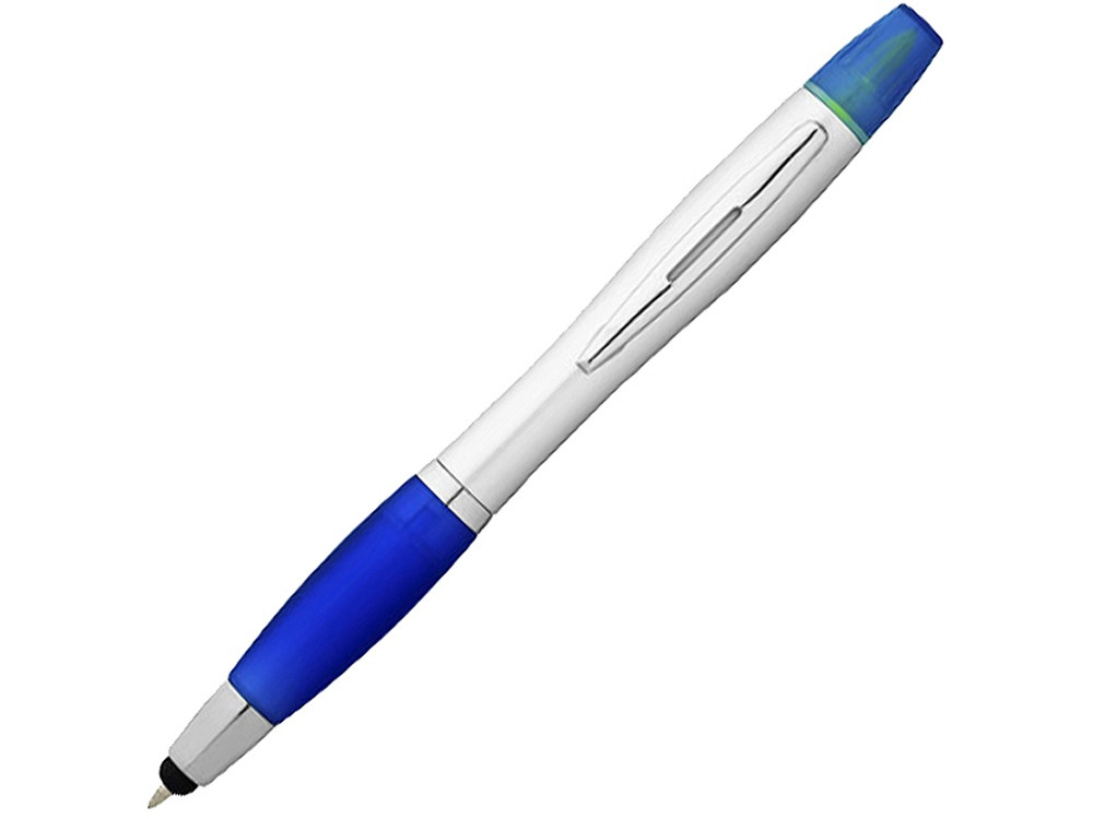 Ручка-стилус Nash с маркером, синий классический/серебристый - фото 1 - id-p111784736