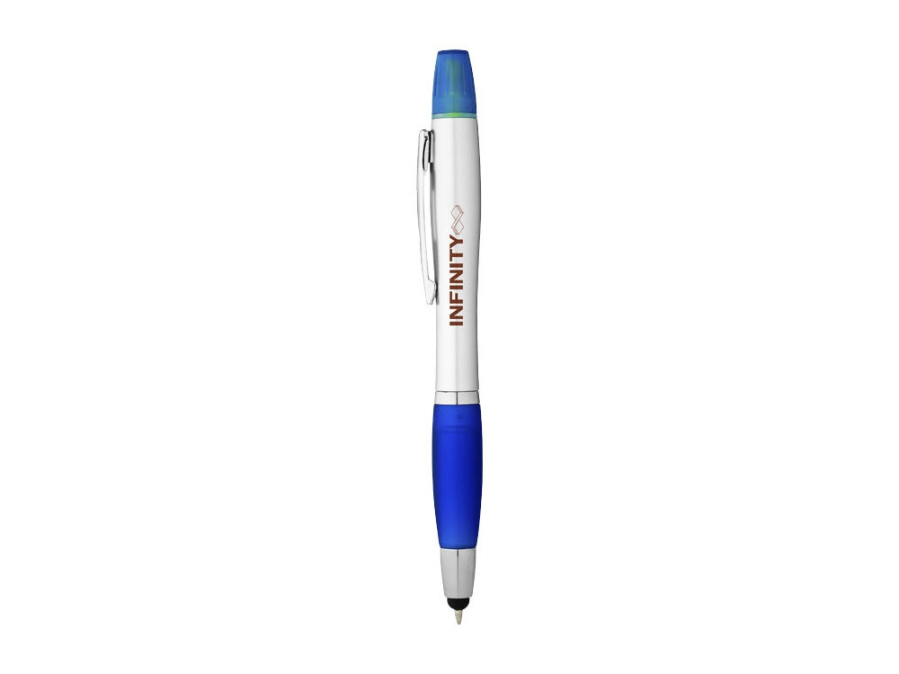Ручка-стилус Nash с маркером, синий классический/серебристый - фото 6 - id-p111784736