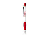 Ручка-стилус Nash с маркером, красный/серебристый, фото 6