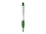 Ручка-стилус Nash с маркером, зеленый/серебристый, фото 3