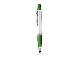 Ручка-стилус Nash с маркером, зеленый/серебристый, фото 4