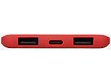 Портативное зарядное устройство Reserve с USB Type-C, 5000 mAh, красный, фото 6