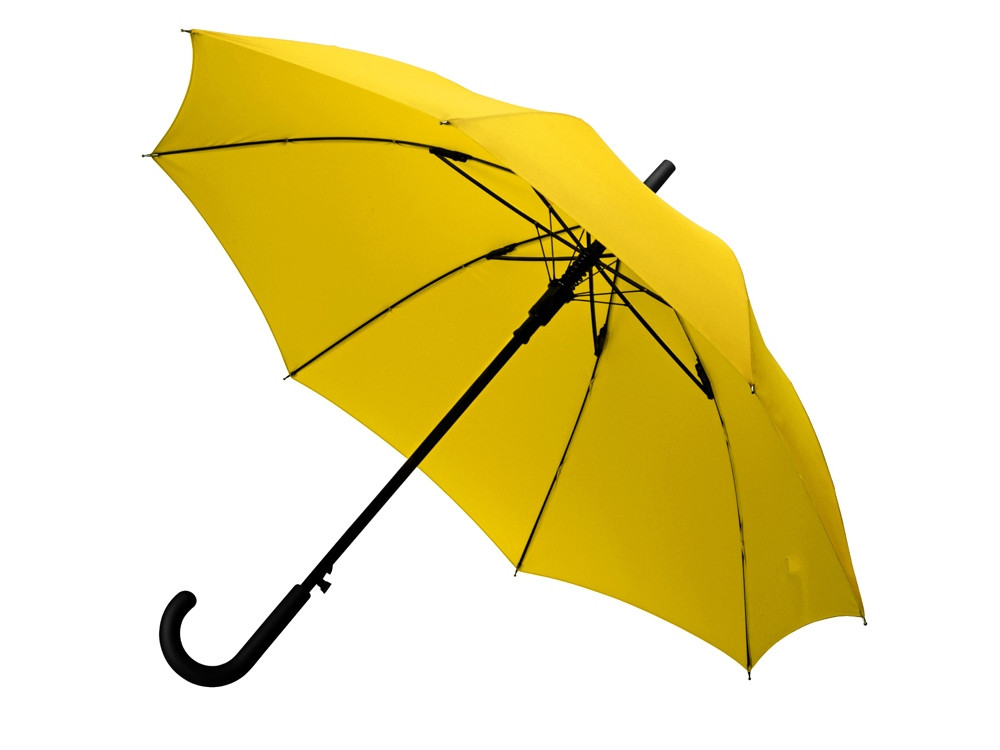 Зонт-трость полуавтомат Wetty с проявляющимся рисунком, желтый - фото 2 - id-p111798742