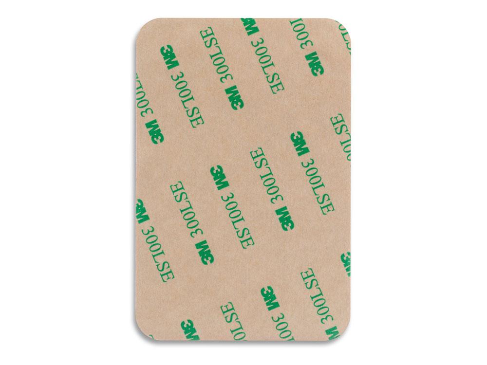Чехол-картхолдер Favor на клеевой основе на телефон для пластиковых карт и и карт доступа, серый - фото 3 - id-p111807731
