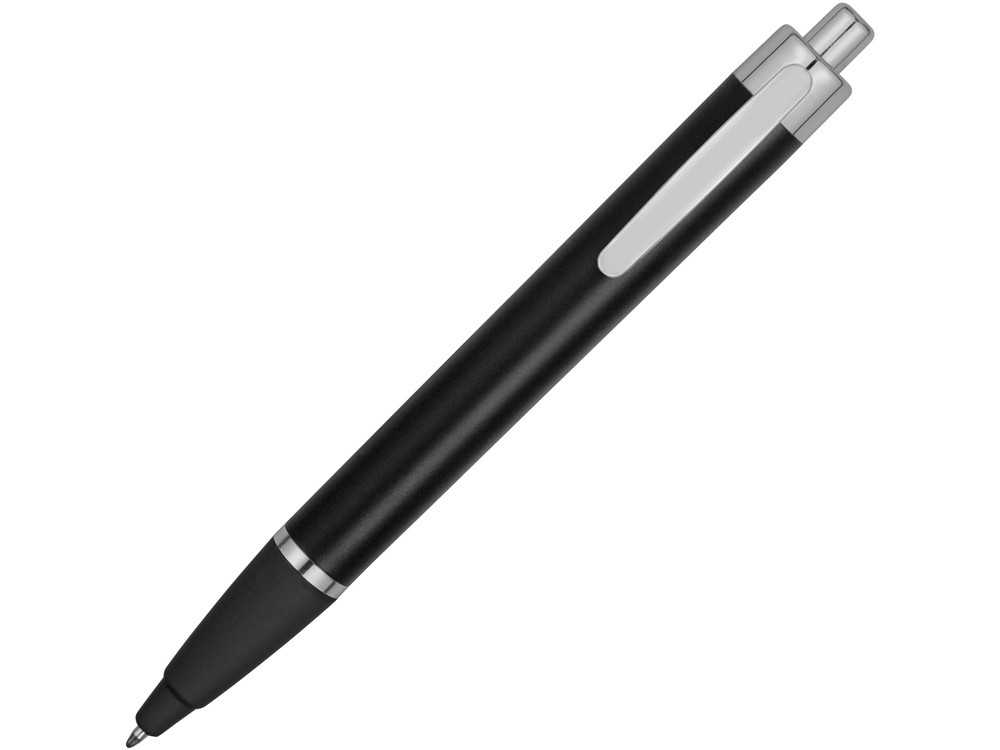 Ручка пластиковая шариковая Glow с подсветкой, черный/серебристый - фото 2 - id-p111788761