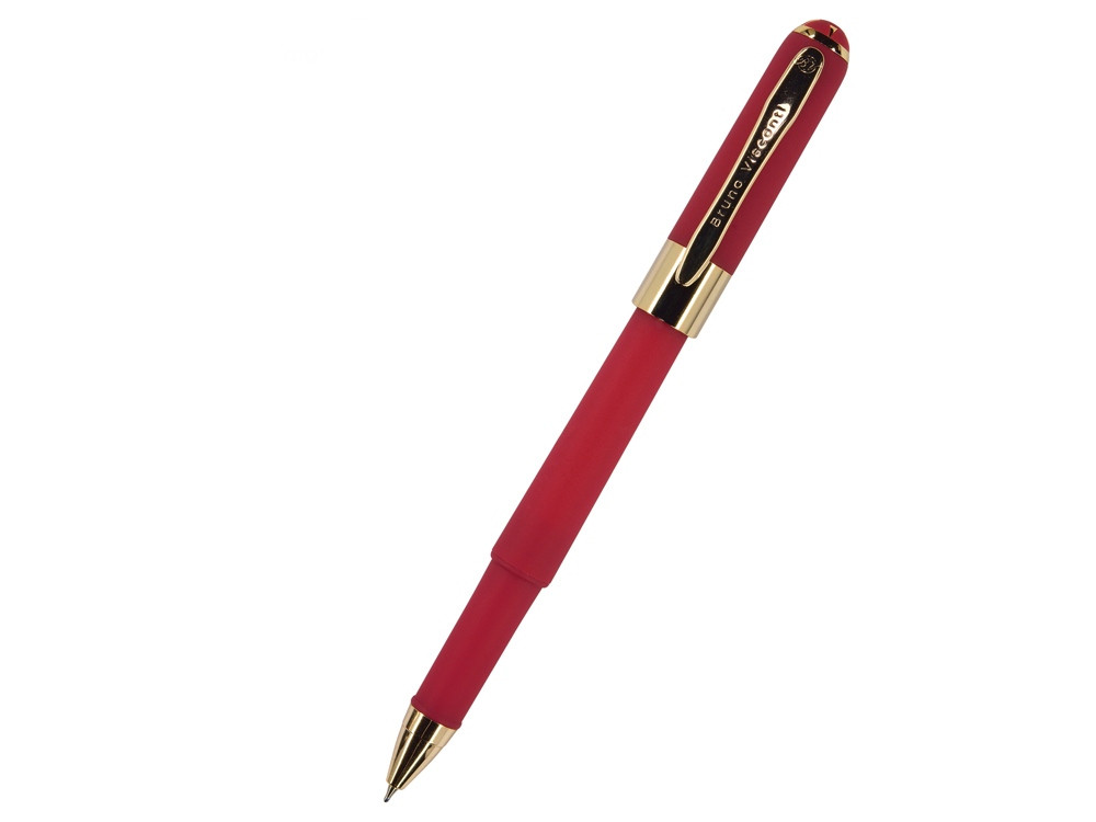 Ручка пластиковая шариковая Monaco, 0,5мм, синие чернила, красный - фото 1 - id-p111793807