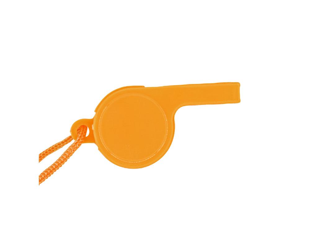 Свисток CARNIVAL с ремешком на шею, апельсин - фото 1 - id-p111821823