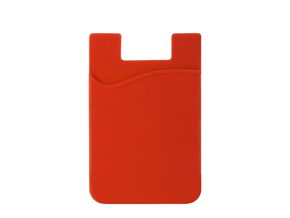 Картхолдер с креплением на телефон Gummy, красный - фото 3 - id-p111810806
