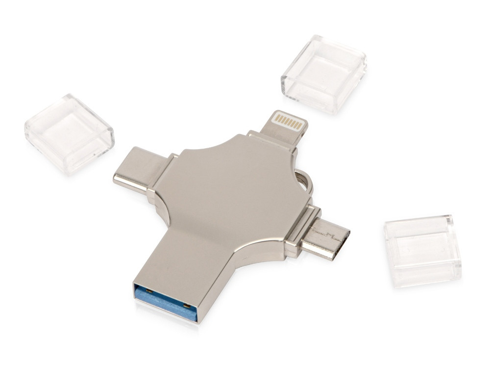 USB-флешка 3.0 на 32 Гб 4-в-1 Ultra в пакетике - фото 2 - id-p111817803