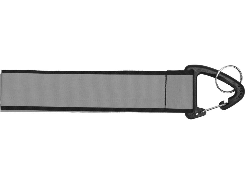 Светоотражающий брелок Reflector, серебристый/черный - фото 2 - id-p111798818