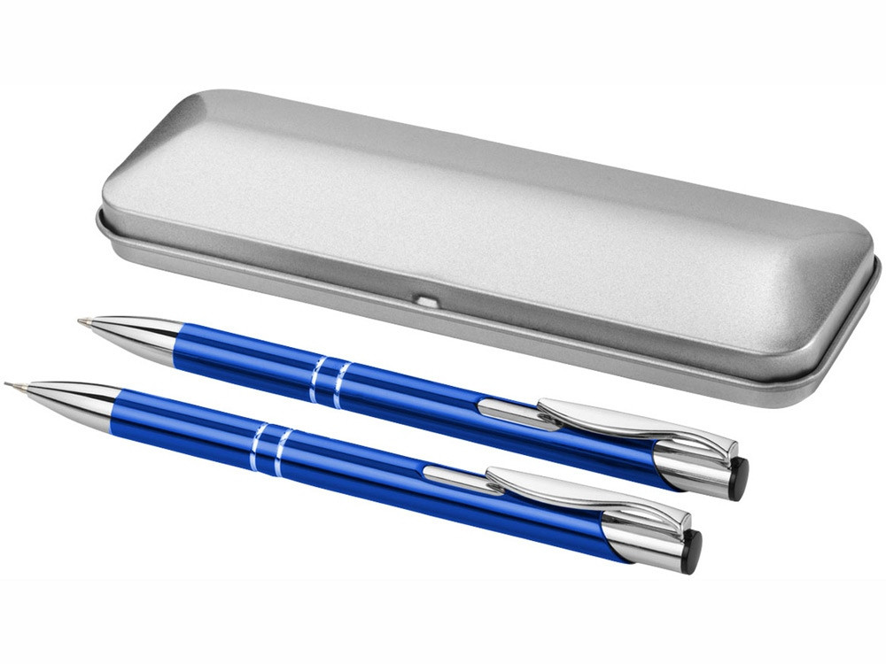 Набор Dublin: ручка шариковая, карандаш механический, ярко-синий - фото 1 - id-p111782817