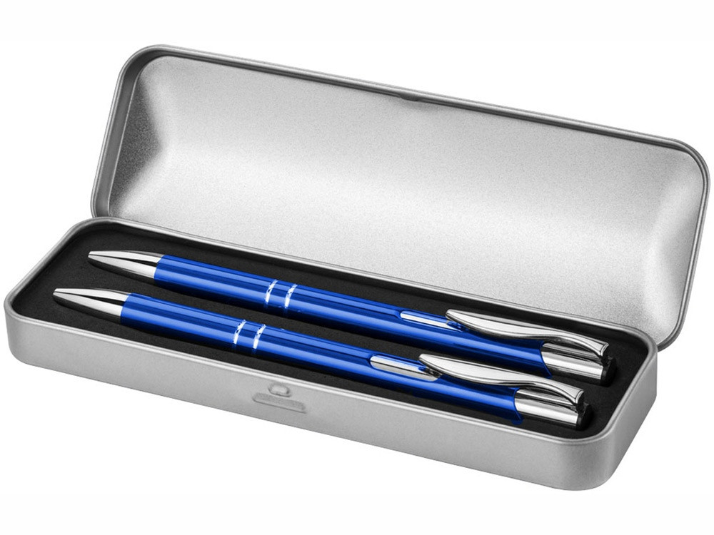 Набор Dublin: ручка шариковая, карандаш механический, ярко-синий - фото 3 - id-p111782817