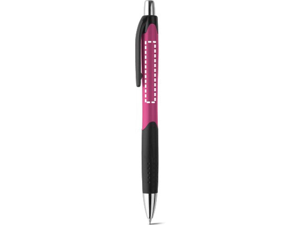 CARIBE. Шариковая ручка из ABS с противоскользящим покрытием, Красный - фото 3 - id-p111809811
