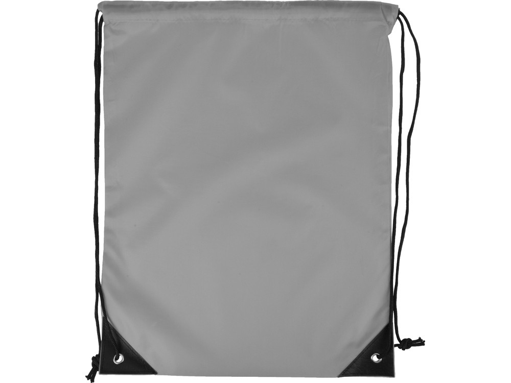 Рюкзак-мешок на шнуровке Reviver из переработанного пластика, серый - фото 3 - id-p111796820
