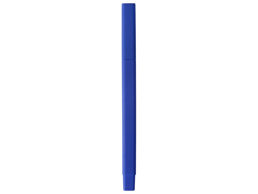 Ручка шариковая пластиковая Quadro Soft, квадратный корпус с покрытием софт-тач, синий - фото 5 - id-p111793851