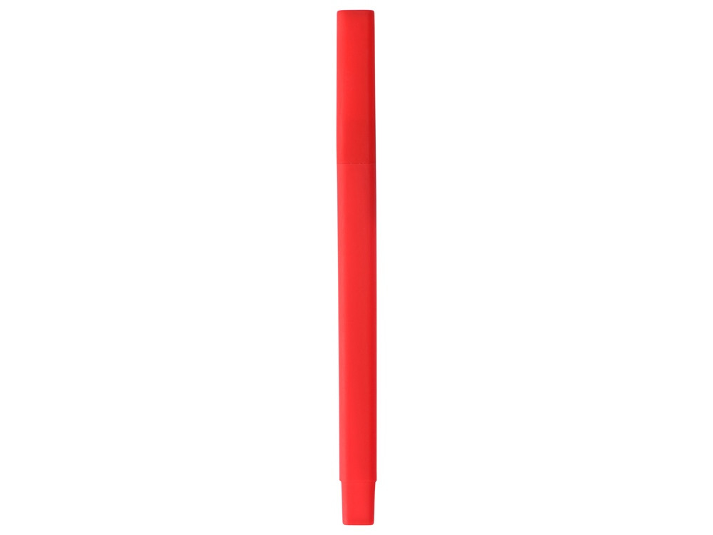 Ручка шариковая пластиковая Quadro Soft, квадратный корпус с покрытием софт-тач, красный - фото 5 - id-p111793854