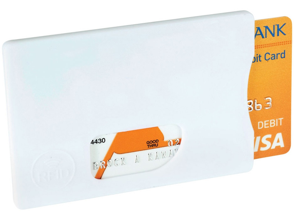 Защитный RFID чехол для кредитной карты Arnox, белый - фото 1 - id-p111810846