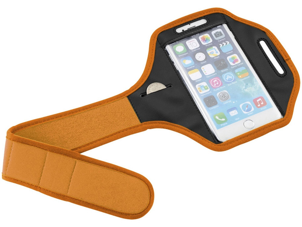 Наручный чехол Gofax для смартфонов с сенсорным экраном, оранжевый - фото 3 - id-p111785863