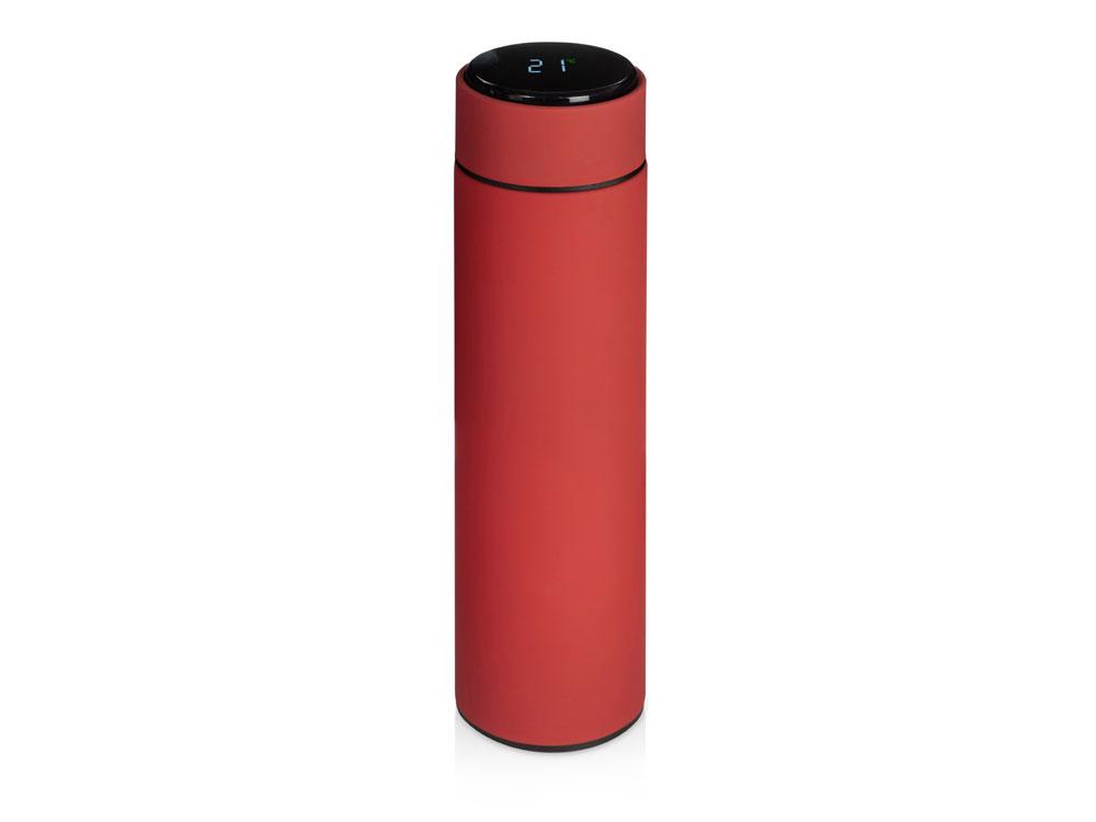 Вакуумный термос Module X с индикатором температуры, 500 мл, красный - фото 1 - id-p111807842