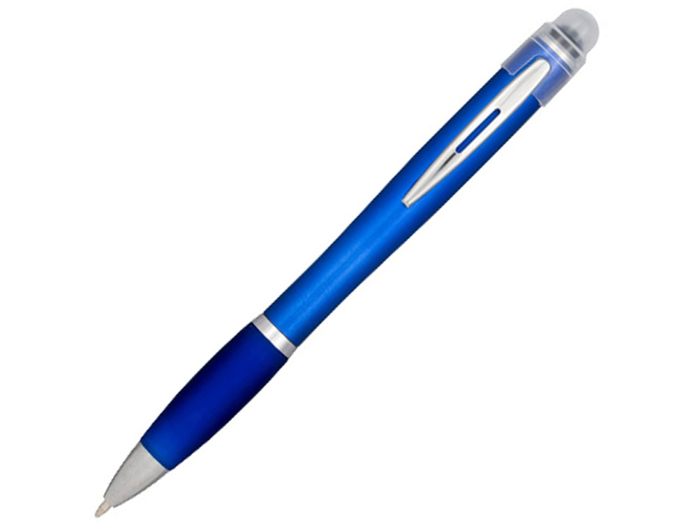 Ручка цветная светящаяся Nash, синий - фото 1 - id-p111789874
