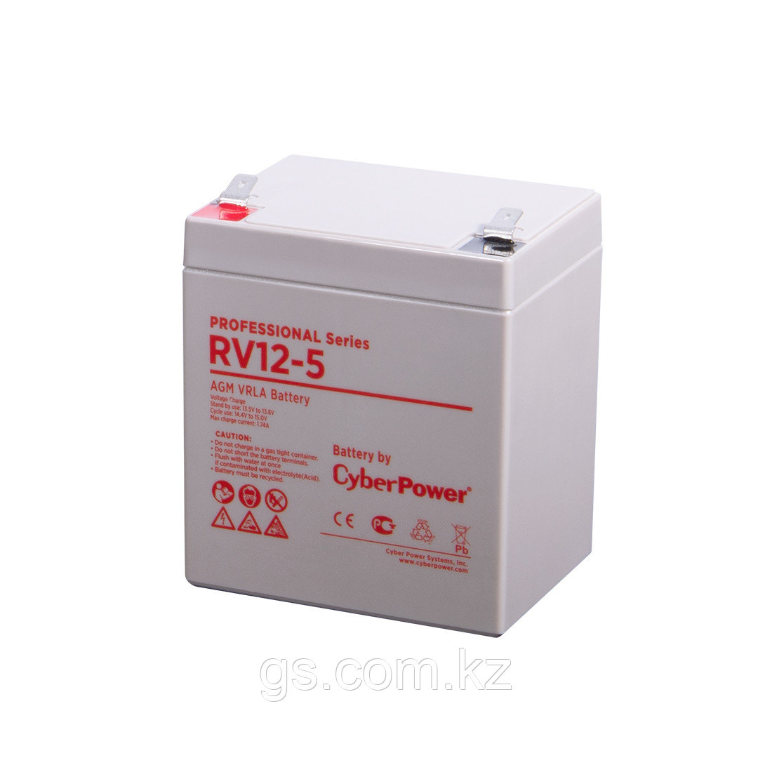 Аккумуляторная батарея CyberPower RV12-5 12В 6 Ач - фото 1 - id-p111827089