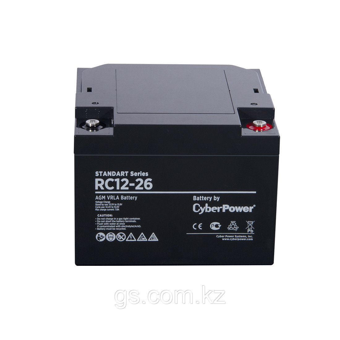 Аккумуляторная батарея CyberPower RC12-26 12В 26 Ач - фото 2 - id-p111827095