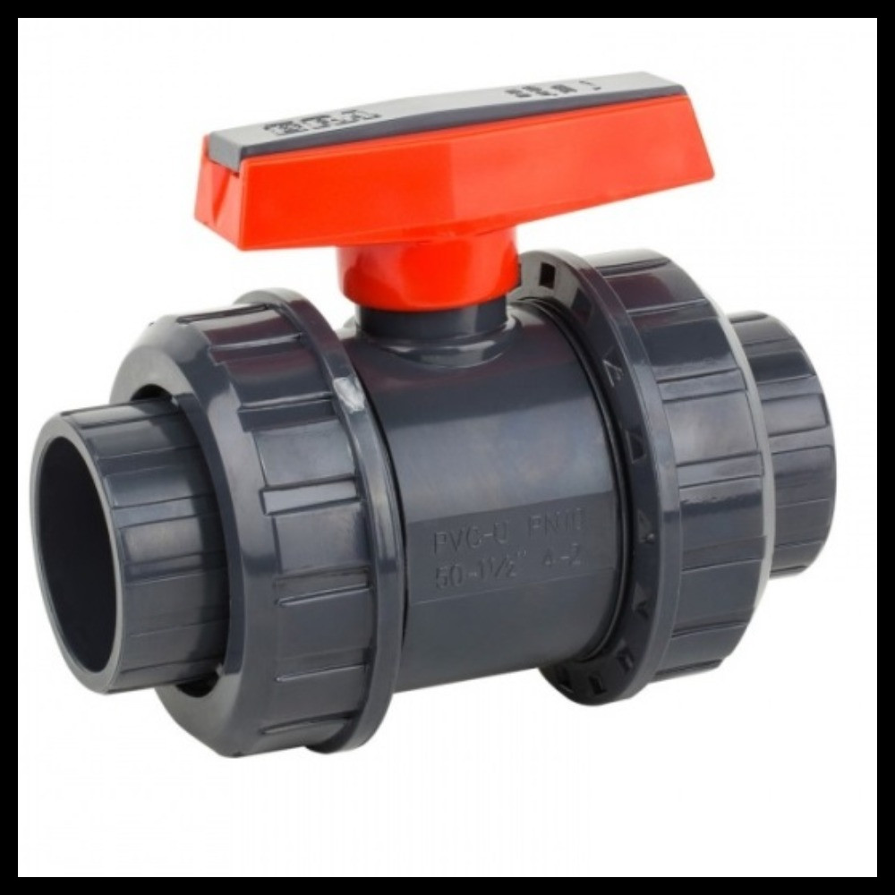 Кран разборный PVC (ПВХ) для бассейна (90 мм), фото 1