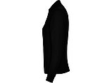 Рубашка поло Estrella женская с длинным рукавом, черный, фото 3