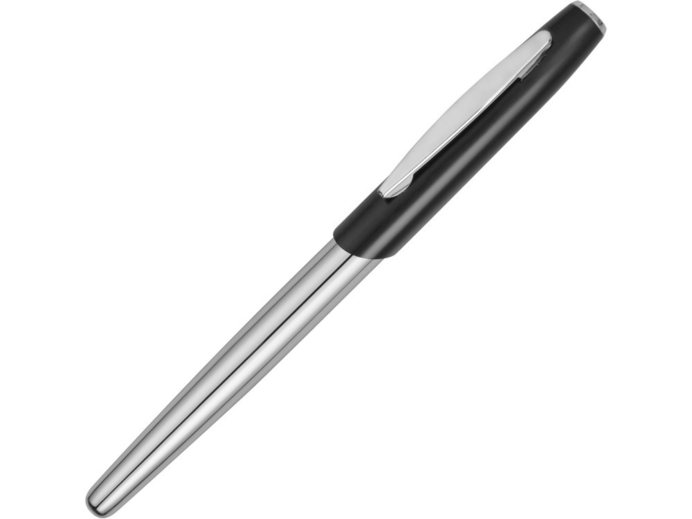 Ручка роллер Roma, серебристый/черный - фото 1 - id-p111810876