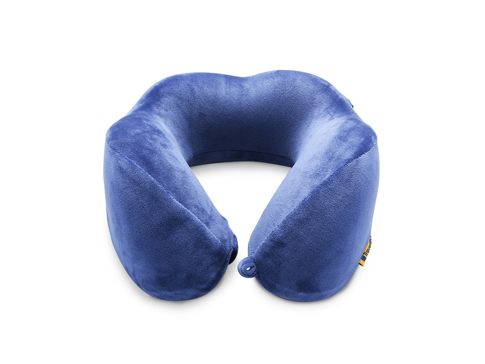 Подушка для путешествий с эффектом памяти, с капюшоном Hooded Tranquility Pillow, синий - фото 1 - id-p111815876