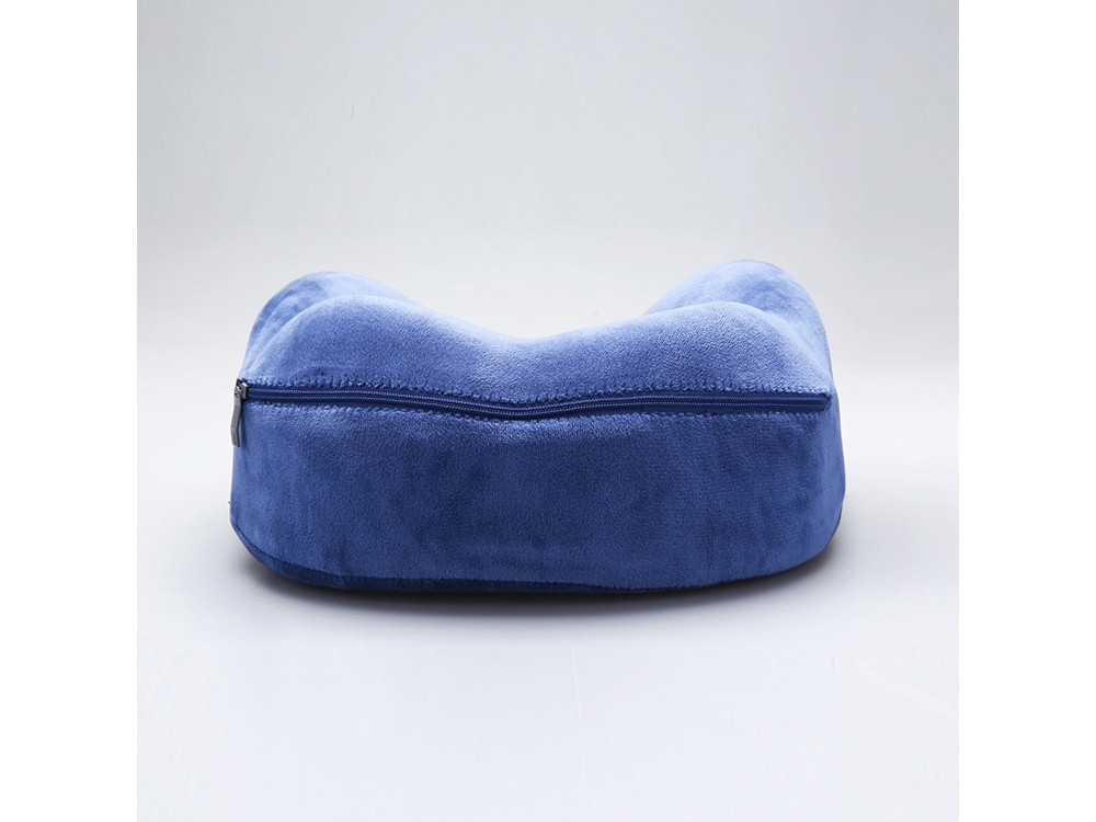 Подушка для путешествий с эффектом памяти, с капюшоном Hooded Tranquility Pillow, синий - фото 9 - id-p111815876