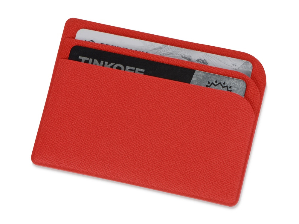 Картхолдер для 3-пластиковых карт Favor, красный - фото 1 - id-p111807877