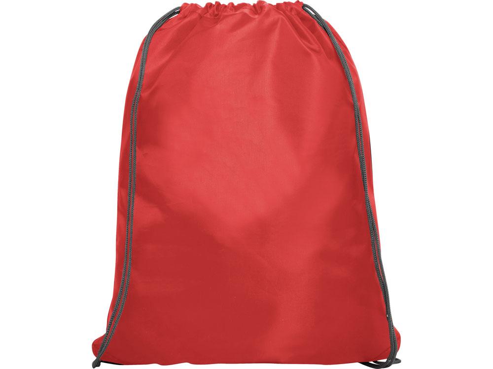 Рюкзак-мешок NINFA с карманом на молнии, красный - фото 2 - id-p111820893