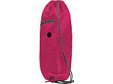 Рюкзак-мешок NINFA с карманом на молнии, фуксия, фото 3