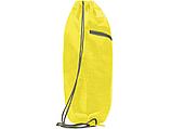 Рюкзак-мешок NINFA с карманом на молнии, желтый, фото 4