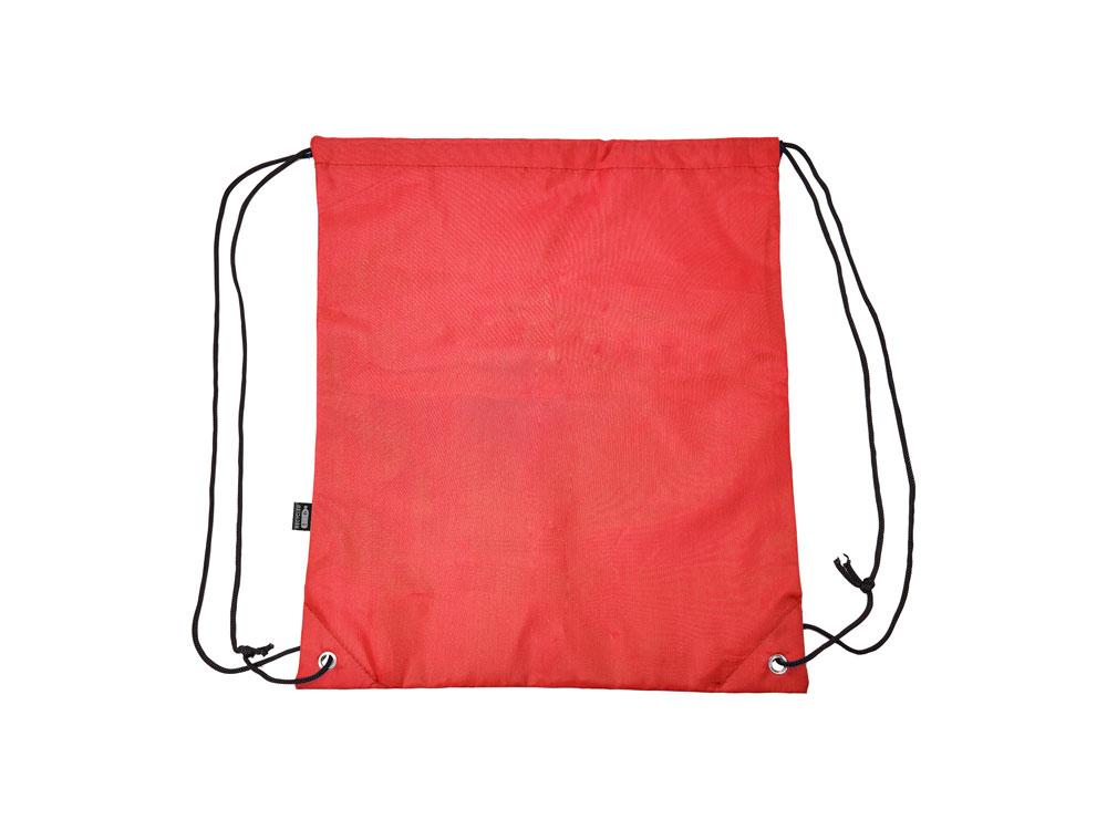 Рюкзак-мешок LARUS из мягкого материала RPET, красный - фото 1 - id-p111820899