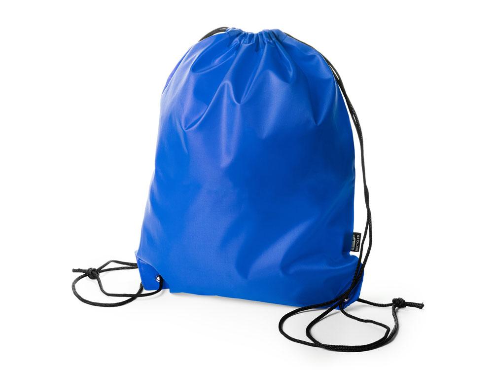 Рюкзак-мешок LARUS из мягкого материала RPET, королевский синий - фото 5 - id-p111820903