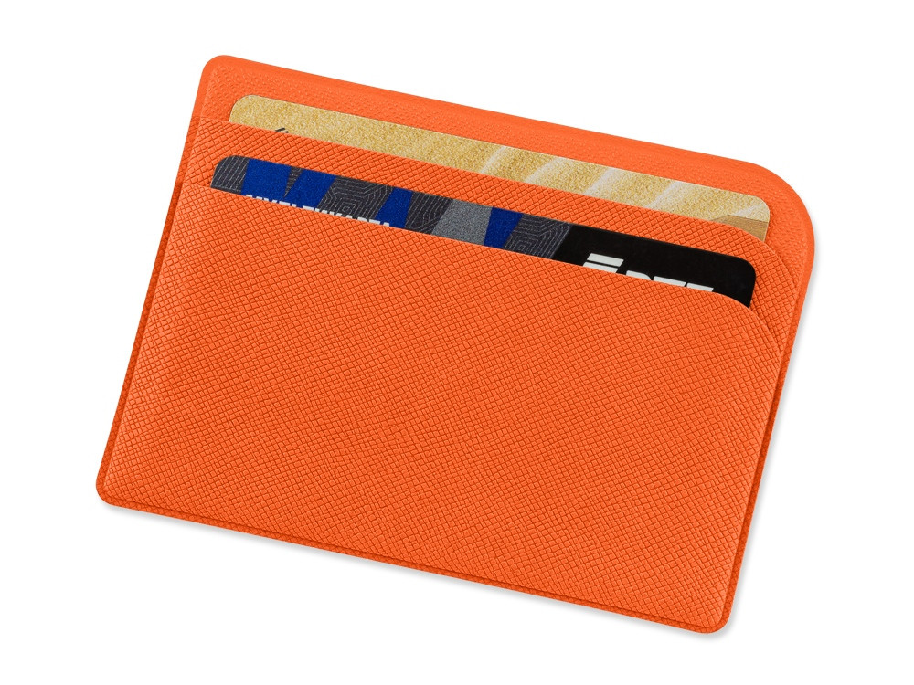Картхолдер для 3-пластиковых карт Favor, оранжевый - фото 1 - id-p111807886