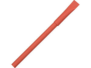 Ручка картонная с колпачком Recycled, красный