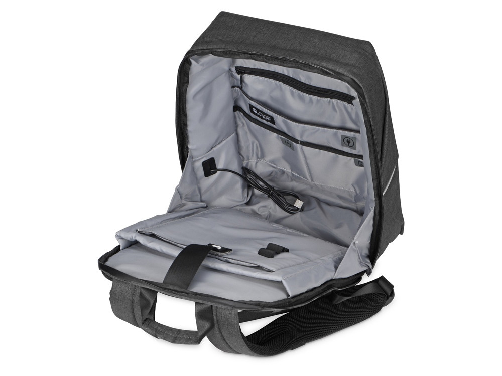 Водонепроницаемый рюкзак Stanch для ноутбука 15.6 , серый - фото 3 - id-p111792951