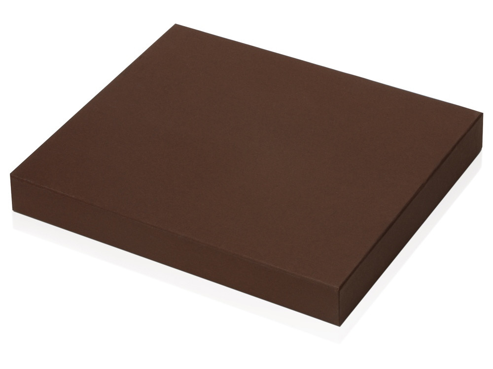 Подарочная коробка 36,8 х 30,6 х 4,5 см, коричневый - фото 1 - id-p111783949