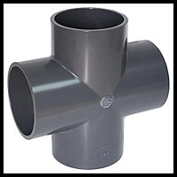 Крестовина для труб PVC (ПВХ, 110 мм)