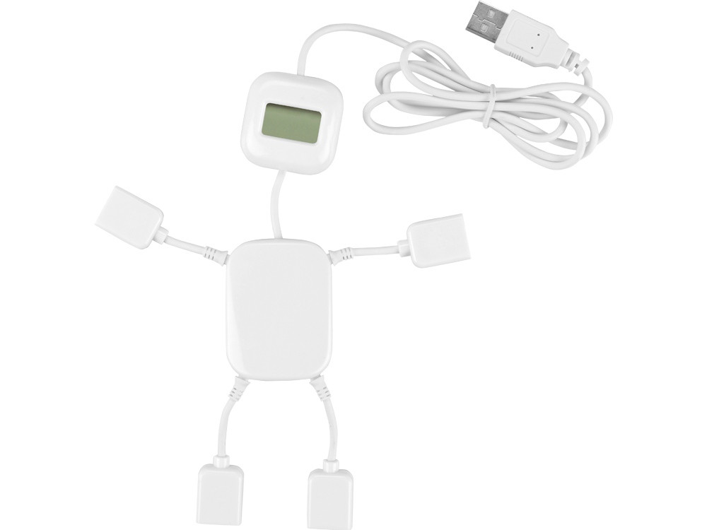 USB Hub на 4 порта с часами в виде человечка - фото 3 - id-p111780972